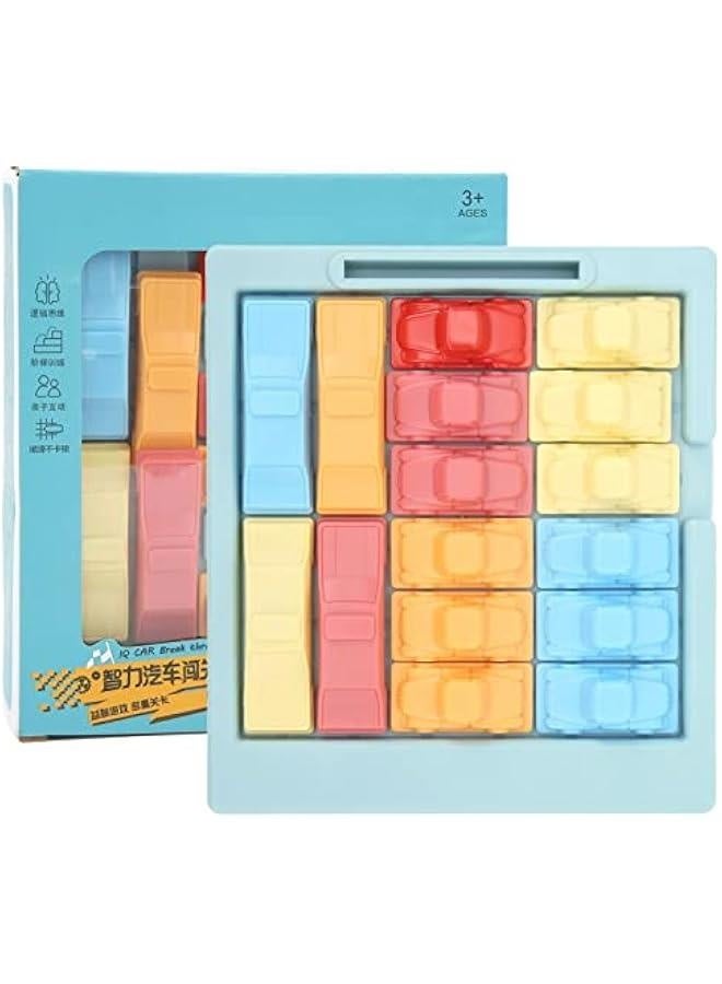 Traffic Puzzle Game ABS Slider Puzzle Traffic Logic Games Education Car Games Set for Kids Over 3 Years Old , Rush Hour Traffic Brain Game , game stocking stuffers for kids teen boysideas pu - Image 1